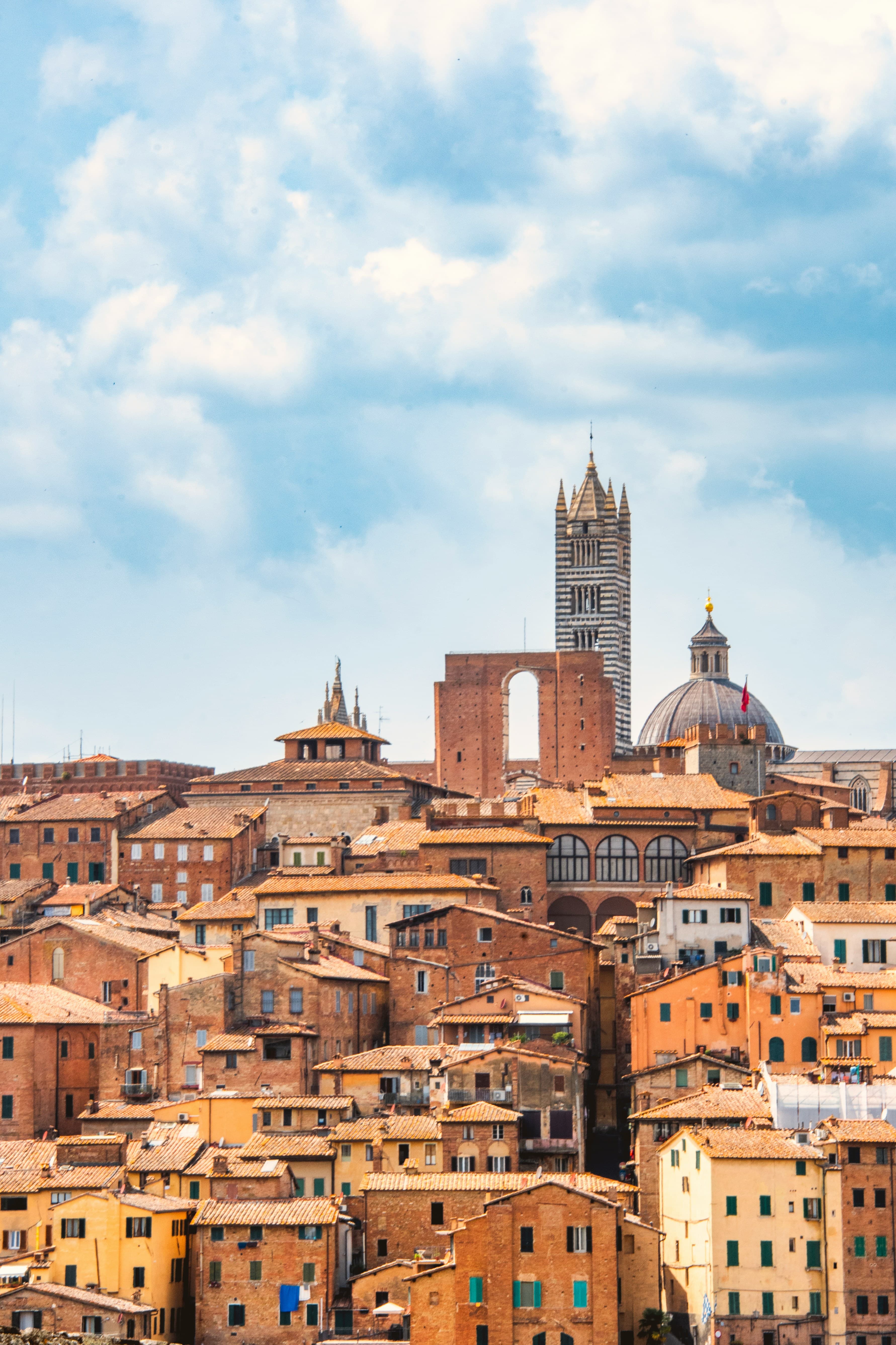 Siena's historic centro storico, Tuscany
